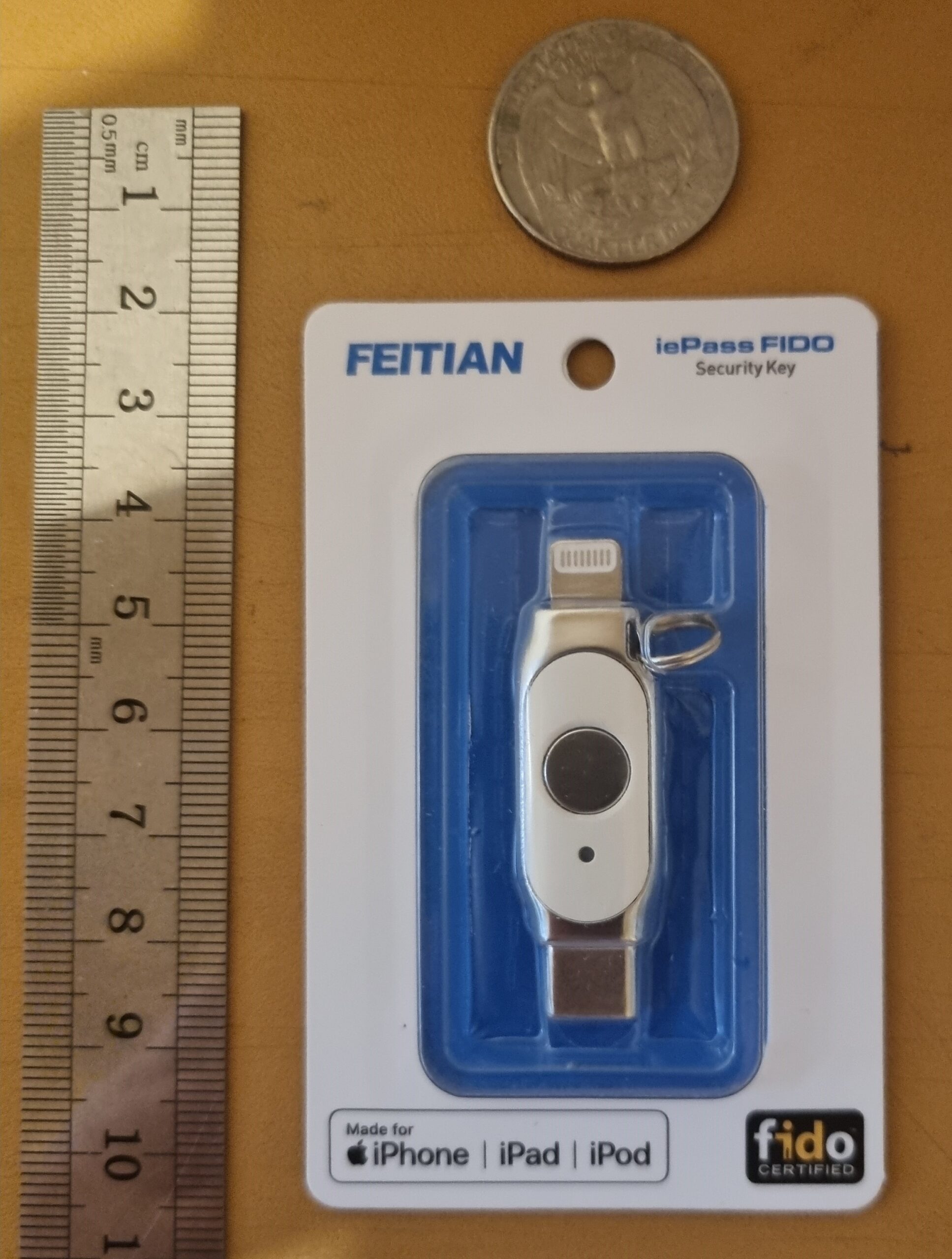 Feitian iePass FIDO2 lyklar