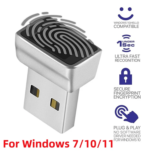 Fingrafaralesari usb A skanni á enda