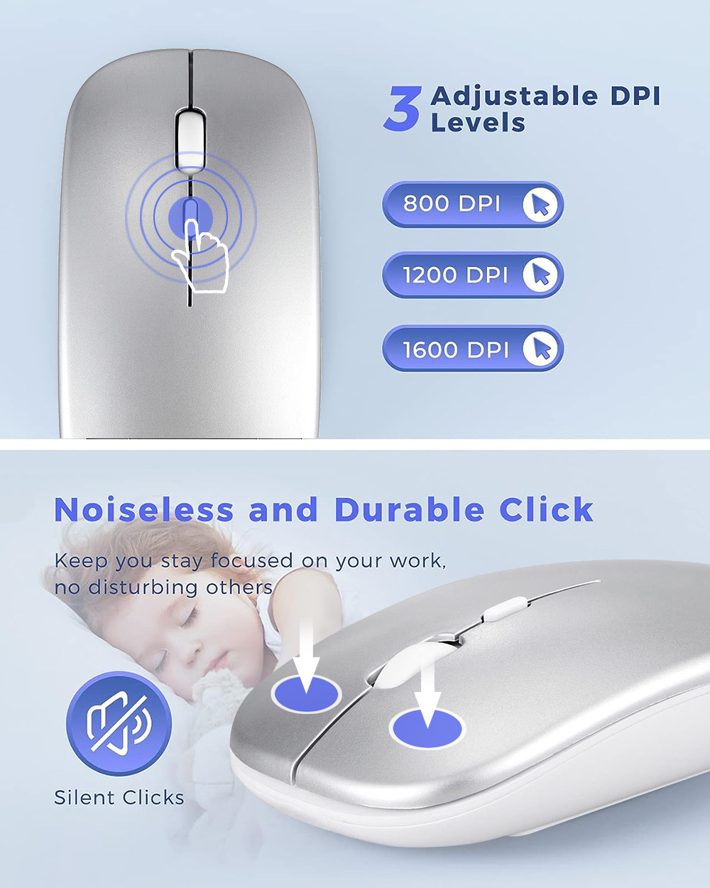 Ofurmjótt lyklaborð og mús - Image 12