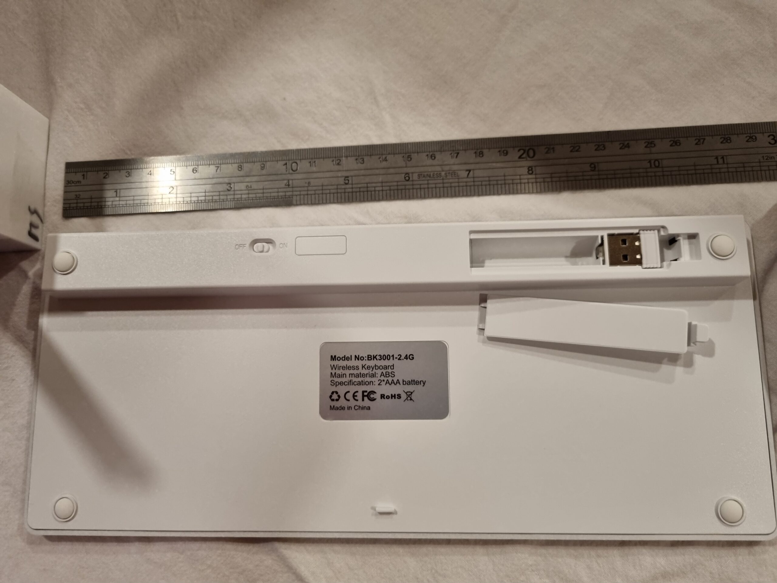 Ofurmjótt lyklaborð og mús - Image 4