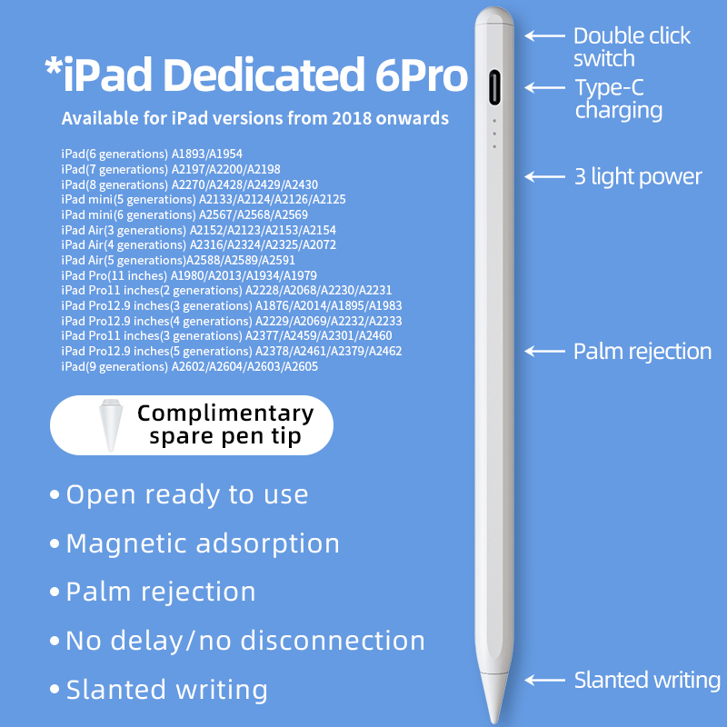 Rýmdarpenni fyrir Apple iPad 2018 eða nýrri - Image 3