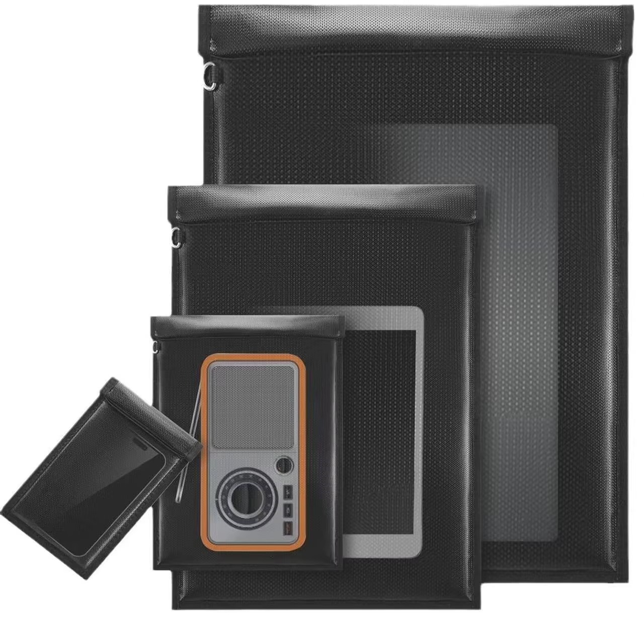 Vatnsfráhrindandi Faraday-töskur