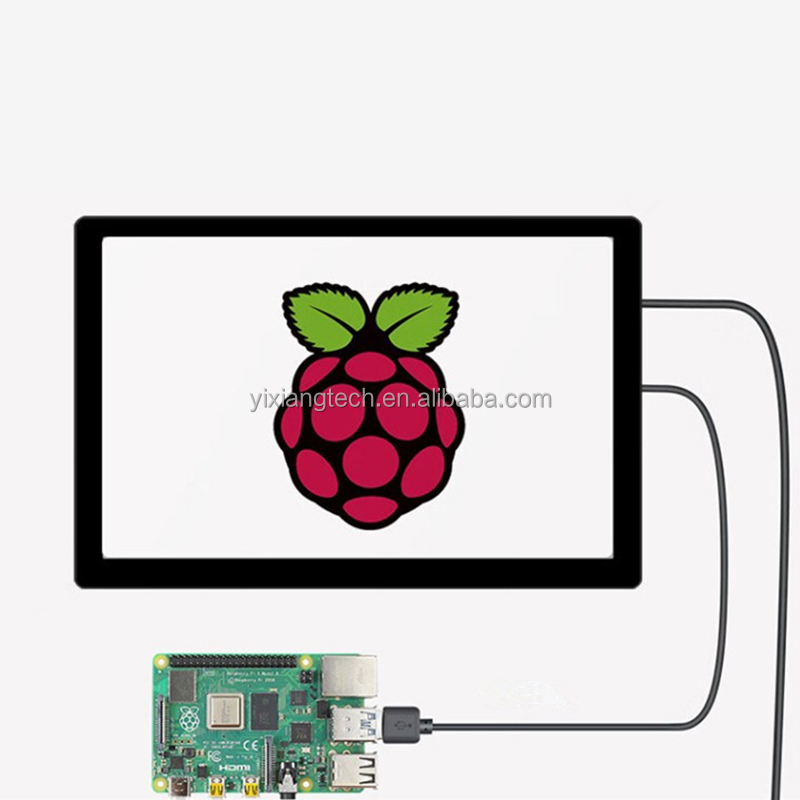 10,1 tommu IPS-snertiskjár með HDMI- og USB-C-tengjum