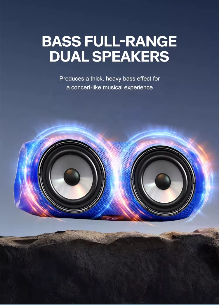 Hágæða ferðahátalari fyrir útinotkun, vatnsheldur með Bluetooth - Image 2