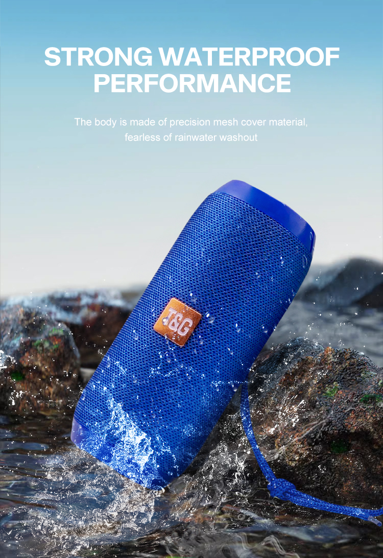 Hágæða ferðahátalari fyrir útinotkun, vatnsheldur með Bluetooth - Image 7