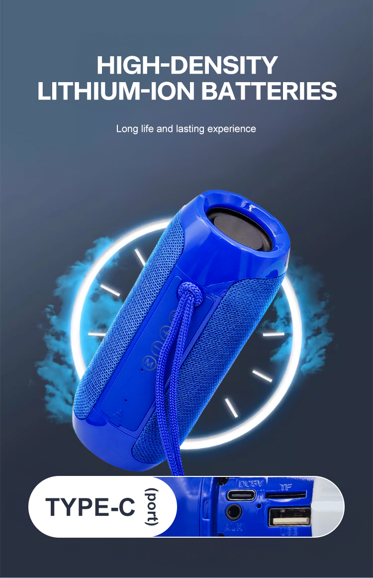 Hágæða ferðahátalari fyrir útinotkun, vatnsheldur með Bluetooth - Image 16