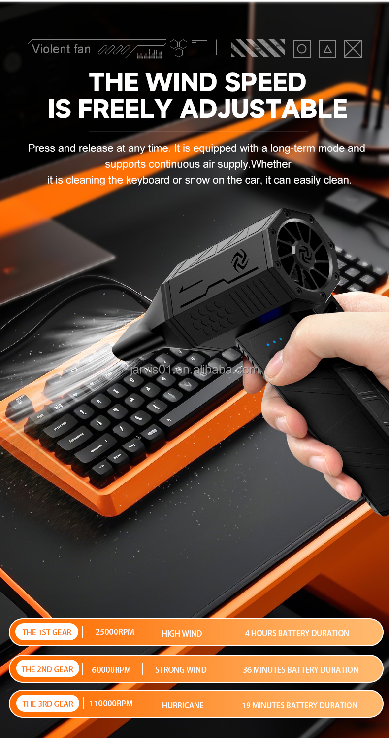 Jarvis X3 Mini Lítil rafdrifin loftdæla - Image 27