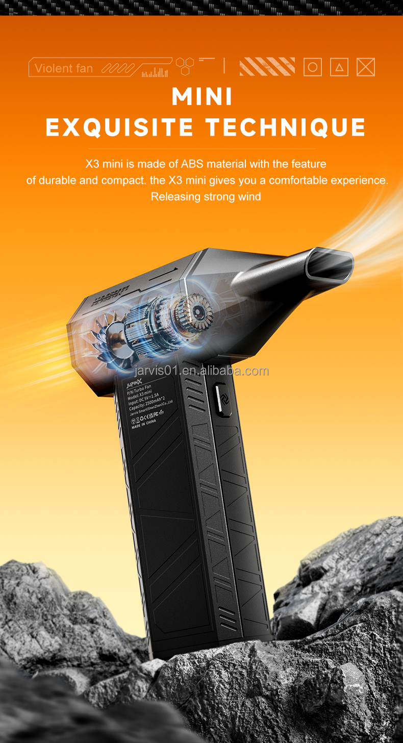 Jarvis X3 Mini Lítil rafdrifin loftdæla - Image 3