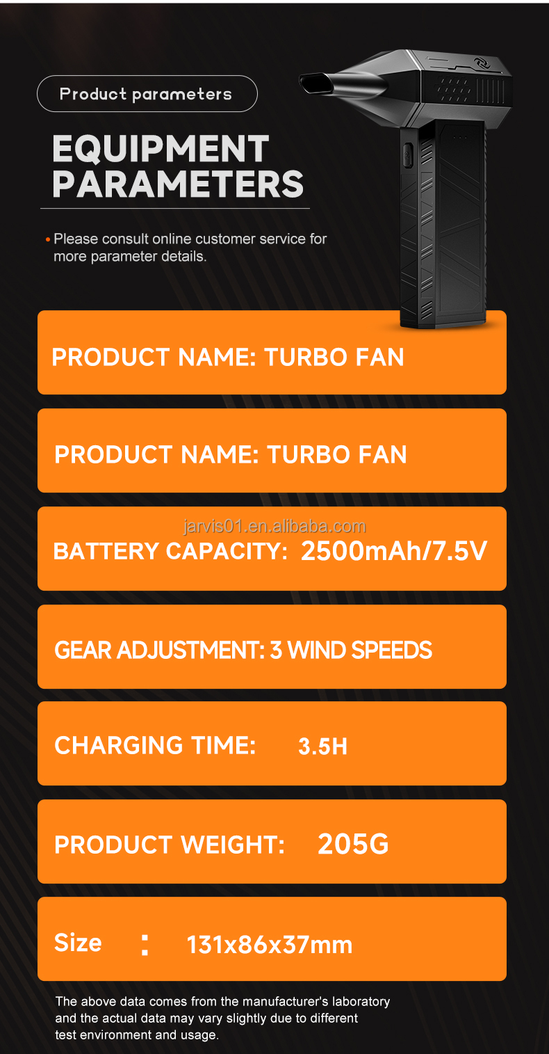 Jarvis X3 Mini Lítil rafdrifin loftdæla - Image 6