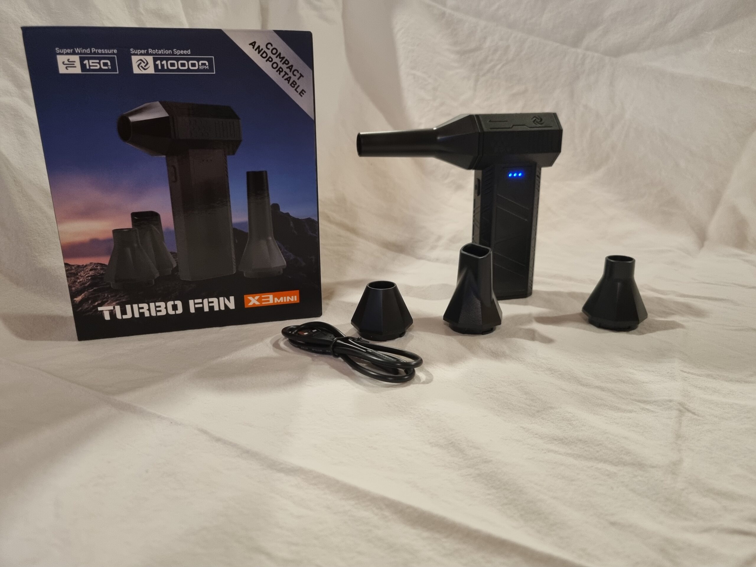 Jarvis X3 Mini Lítil rafdrifin loftdæla - Image 19