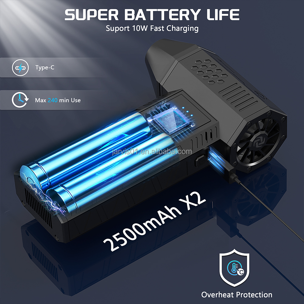 Jarvis X3 Mini Lítil rafdrifin loftdæla - Image 10