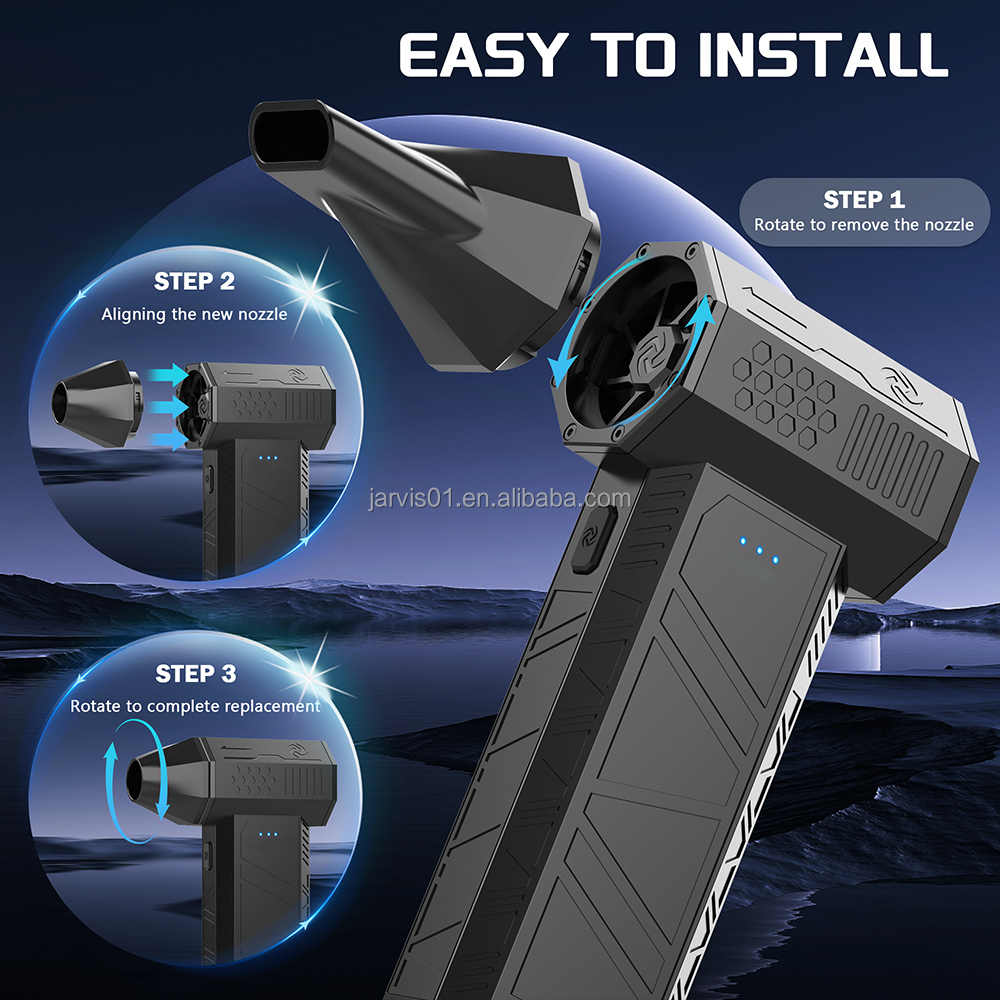 Jarvis X3 Mini Lítil rafdrifin loftdæla - Image 13