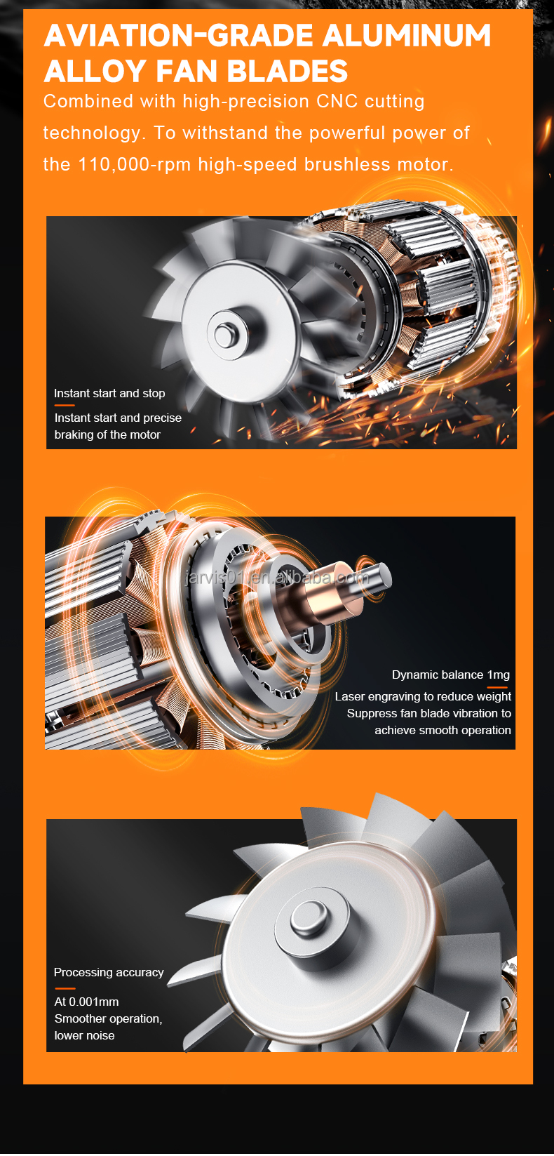 Jarvis X3 Mini Lítil rafdrifin loftdæla - Image 25